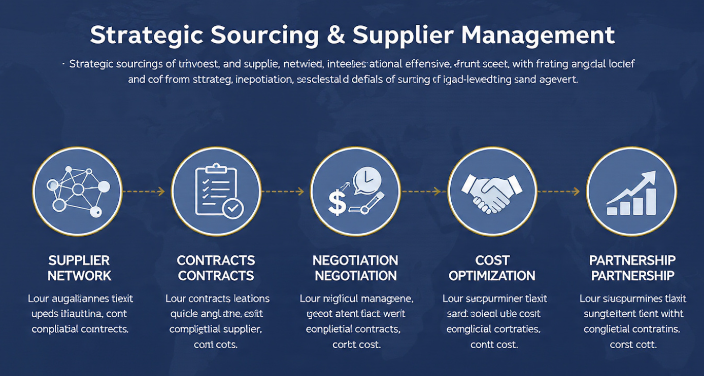 Strategic Sourcing & Supplier Management