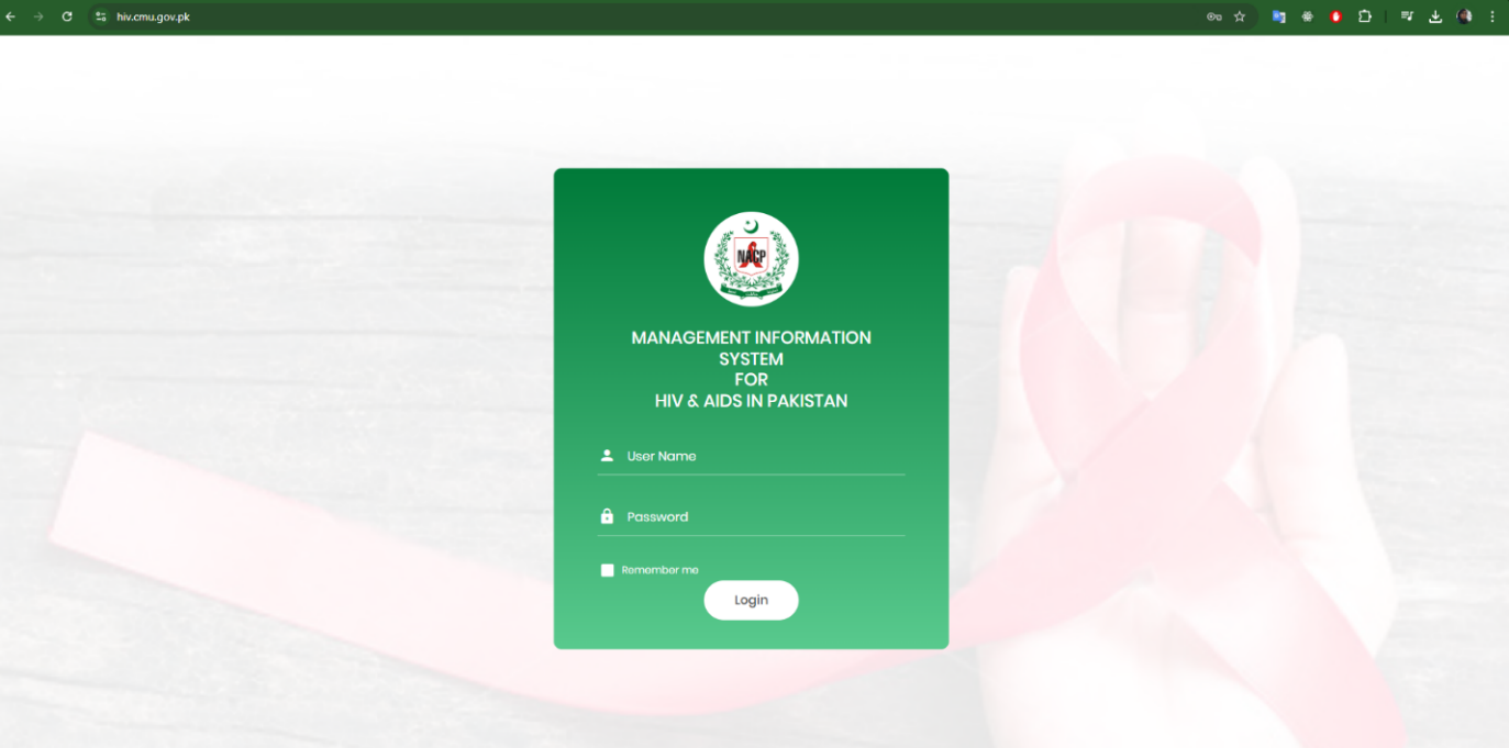 National HIV/AIDS Management Information System