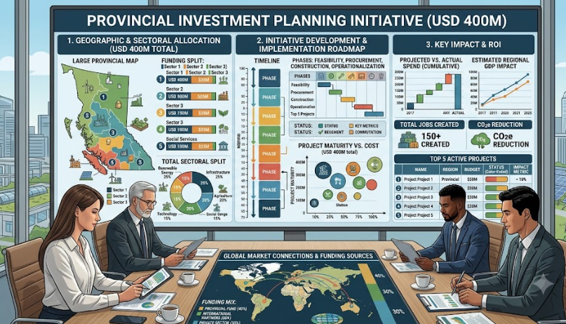 USD 400M Provincial Investment Planning Initiative