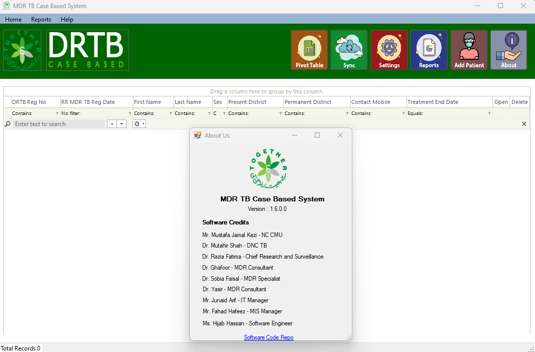 MDRTB Case-Based Surveillance System